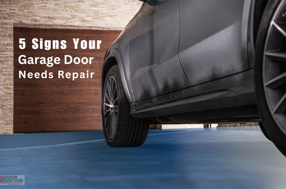 5 Signs Your Garage Door Needs Repair
